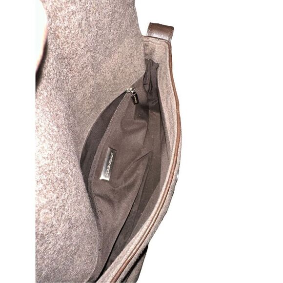 CUTE PRELOVED Cole HAAN GREY AND BROWN  Bag some wear as pictured retails: $245 - Picture 6 of 6